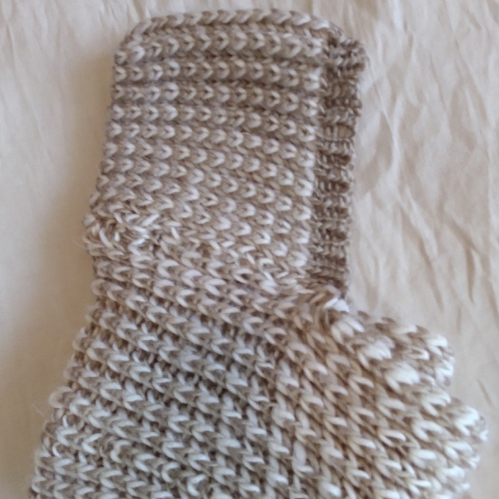 Cozy Knit Hooded Scarf